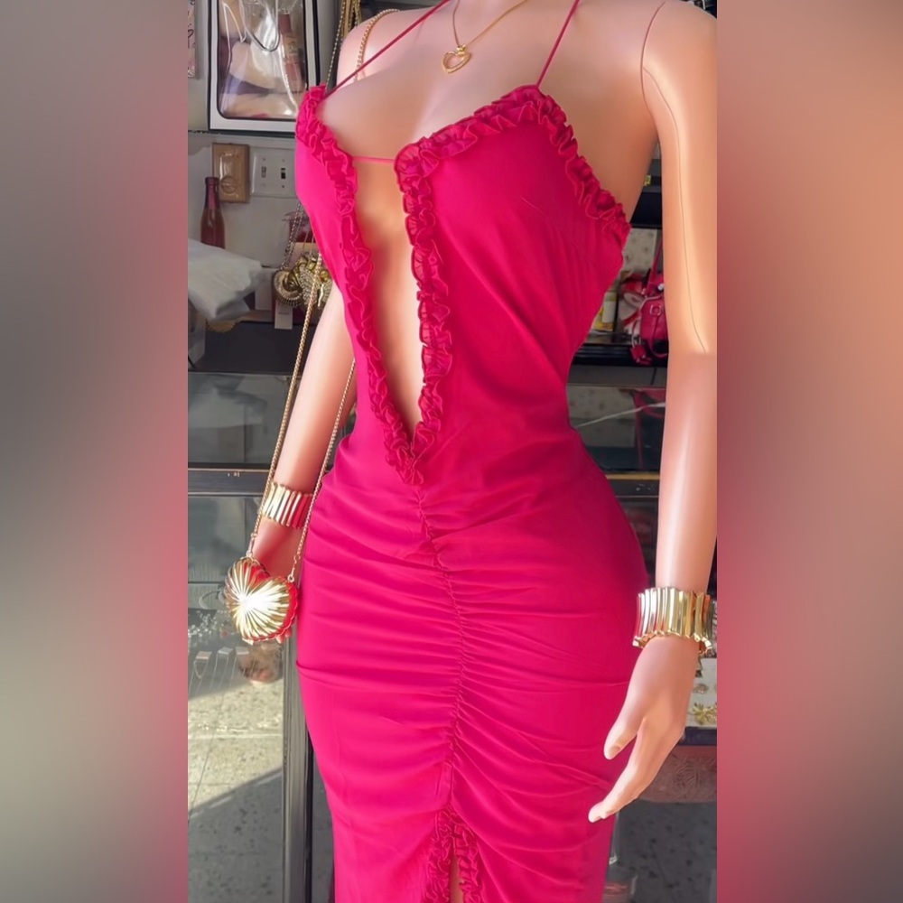 NWT Fashion Nova Maxi Purple Dress